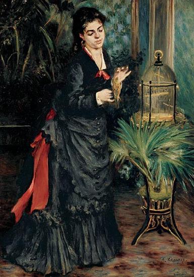 Pierre-Auguste Renoir Woman with a Parrot oil painting picture